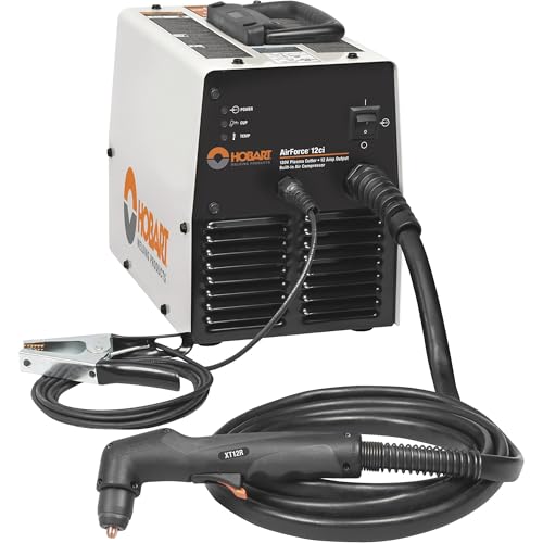 Hobart 500564 Airforce 12ci Plasma Cutter with Built-In Air Compressor 120V , Brown