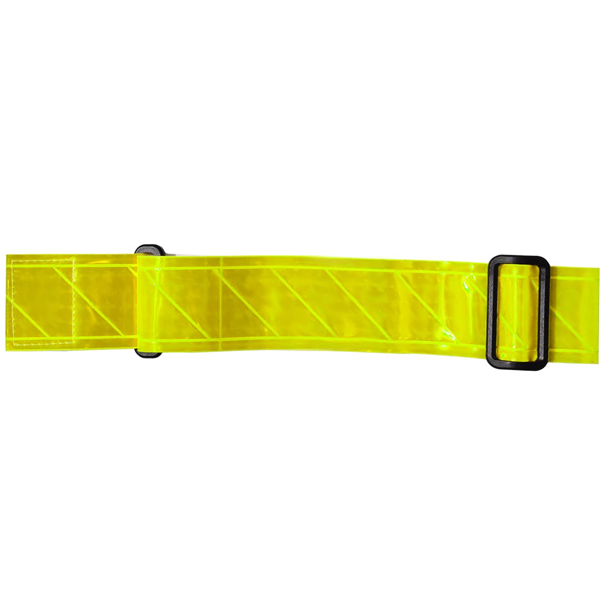 Vinyl Reflective Belt w/Hook & Loop Closure-Neon Yellow