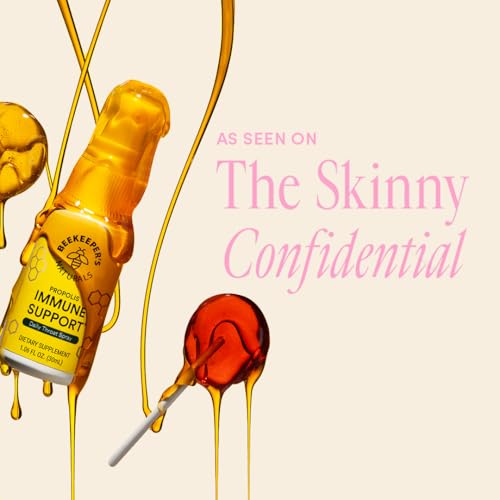 propolis throat spray by beekeeper39s naturals - 95 bee propolis extract natural immune support amp sore throat relief - antioxidants keto paleo gluten-free 10 ozpack of 1