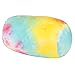 Focustree Neck Roll Pillow Tube Microbead Pillows Body Sopport Microbead Bolster 7 and 12Inches Travel Pillows for Chair Sleeping Car Seat Emotional Colorful Dormroom Accessory(Tie Dyeing)