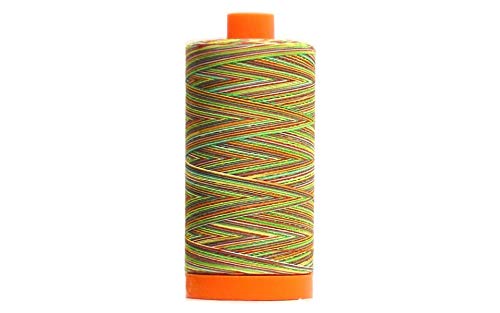 Aurifil hilo algodón Mako 50wt variegado 1422 yd miniatura 1