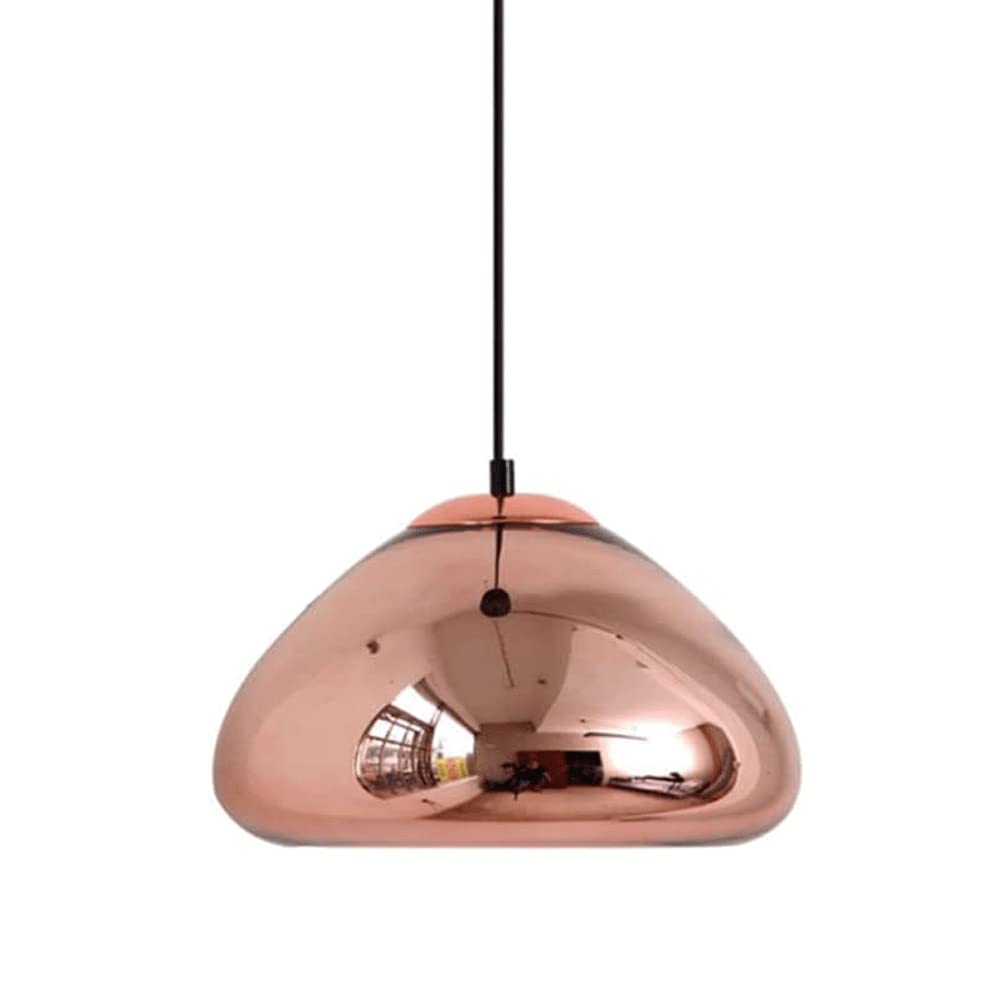 Lámpara colgante de cristal redonda de altura regulable para renovar tu cocina