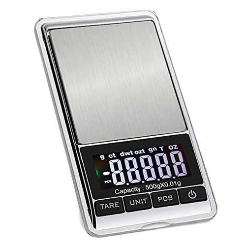 Mini báscula digital de alta precisión de 500g miniatura 1