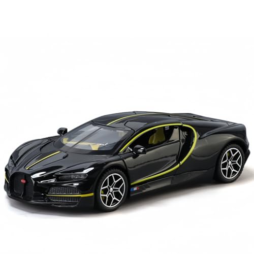 Image of Mashes Metal Diecast Bugatti Tourbillon Car Model 1:32 Scale Pull Back Toy Car with Light & Sound Premium Sports Car Model for Kids & Collectors [Color As Per Stock]