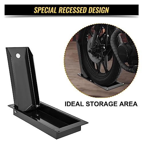 Cale de roue avant de moto réglable support de levage acier pliable pneu