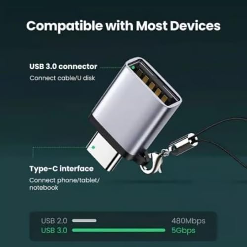Ugreen Type-C to USB 3.0 Dönüştürücü - Görsel 3
