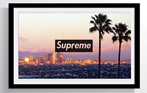 DROB Collectibles LA Supreme Fashion Urban Poster Mural - Photography Art 17" x
