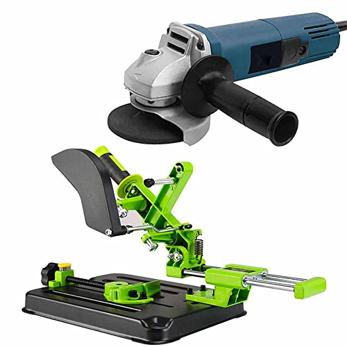 Image of Universal Angle Grinder Stand Angle Grinder Holder Woodworking Tool Cut Stand Grinder Support for Power Tools Accessories With 100mm electric Angle Grinder Machine