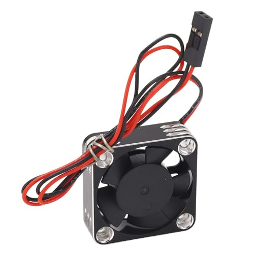 RC Car Motor Cooling Fan, Lightweight Universal RC Car Motor Heatsink Fan 23000RPM for Replacement (Silver)