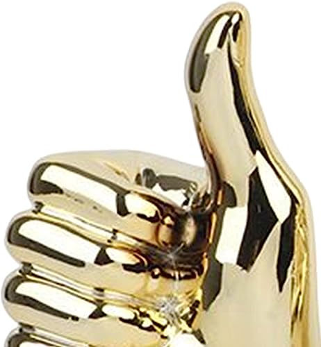 Estatua Decorativa de Mano Dorada para Mesa miniatura 2