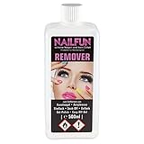 NAILFUN Remover 500ml 100% Aceton für das entfernen von UV Gelnägel - Shellack - Soak-Off - Gel-Polish - Easy-Off-Gel - Acryl Modellagen - Tips