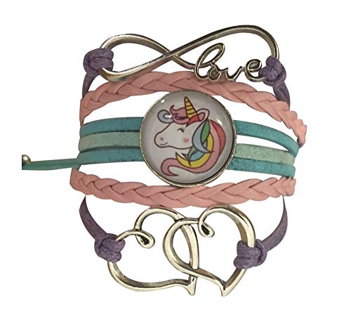 Infinity Collection Unicorn Charm Bracelet, Unicorn Jewelry