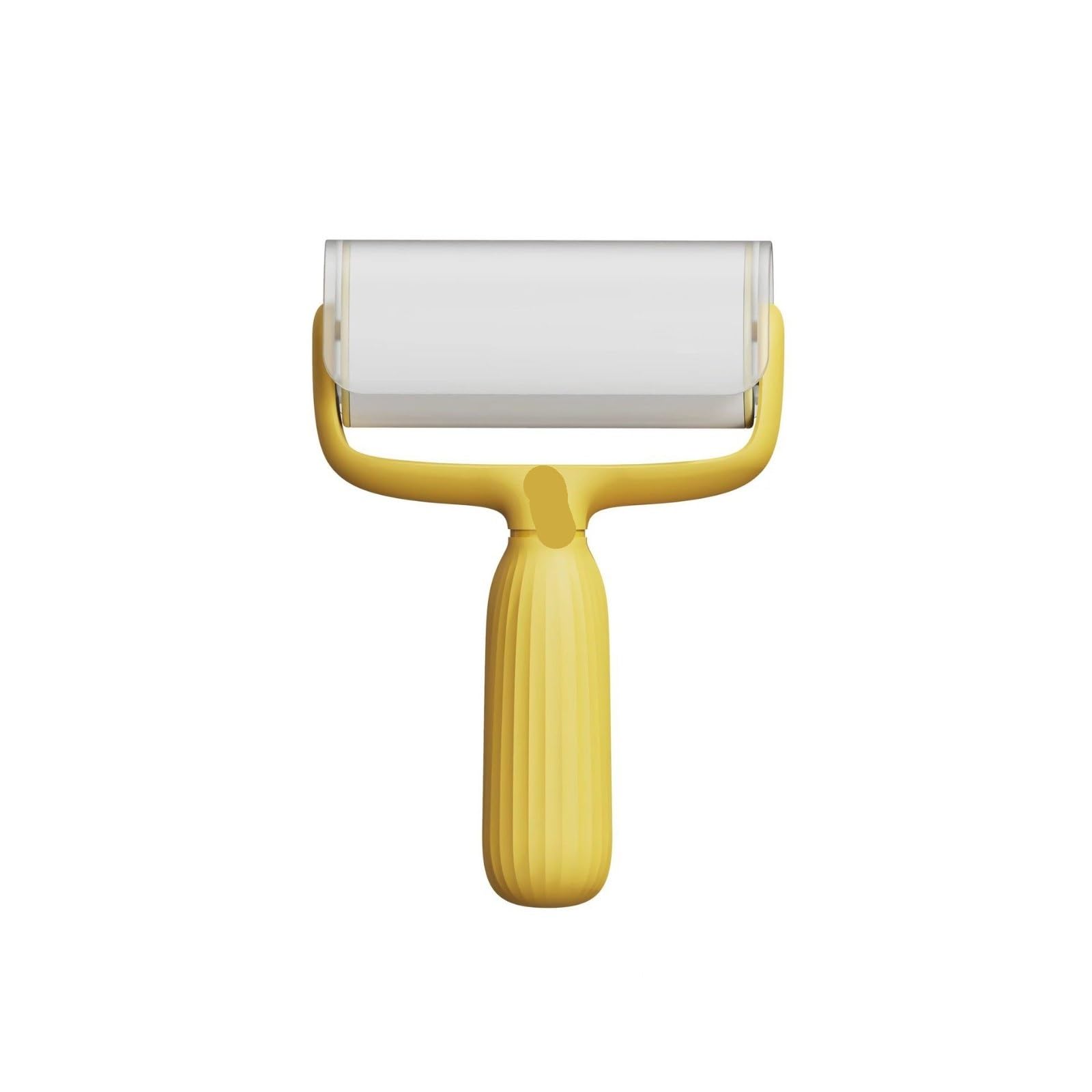 Tearable Lint Roller - Sticky Roll Paper for Effortless Pet Hair, Dust, and Clothes Cleaning | Replaceable Cleaning Brush Accessories(Yellow)