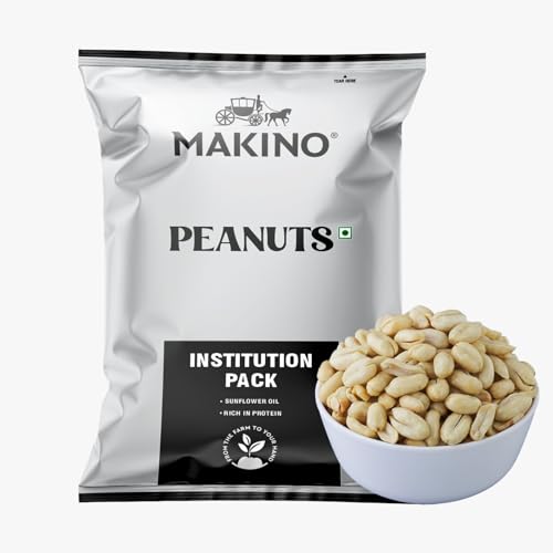 Makino Roasted Peanuts 1Kg|Salted|Without Skin|Crunchy Tasty & Healthy Snacks|High Protein|No Add Preservatives|No Trans Fat|No Onion No Garlic|Count 35-42|Groundnut|Ready To Eat/Prepare (B0CR7QQ2MX) Amazon Price History, Amazon Price Tracker