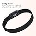 22mm Bicep Band Compatible with Amazfit Helio Strap Ankle/Arm Band Replacement, Adjustable Soft Breathable Strap with Intergrated Quick Realease Pins (Black)