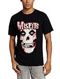 Impact Merchandising Men's Bloody Misfits Skull T-Shirt, Black, Large