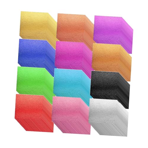 FewNvWa 240 Hojas de Pan de Oro, Hojas de Papel de imitación de Pan de Oro, Hojas de Arte con Purpurina Multicolor para decoración, Marcos de Fotos, uñas