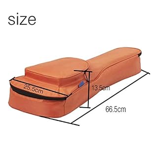 Housse imperméable pour ukulélé en coton Oxford de 66 cm (couleur : noir) - Les Beatles, Paul McCartney, John Lennon, RIngo Starr, George Harrison Housse imperméable pour ukulélé en coton Oxford de 66 cm (couleur : noir) – Image 4