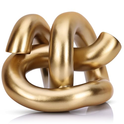 ABSTRACT GOLD KNOT