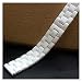 YANGQI yaoqijie Bracelet de Montre en céramique 14 16 18 mm de Montre Blanche Bracelet Bracelet Bracelet Bandeau Non Fondue résistant à l'eau Lasting (Band Width : 16mm)