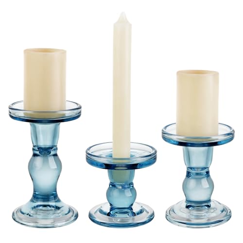 Ocean Breeze Crystal Holder Candle Set