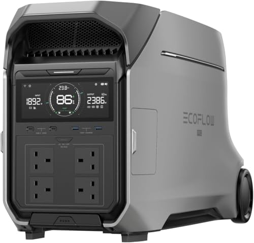 ECOFLOW DELTA Pro 3 Portable Power Station – 4096Wh, 4000W AC