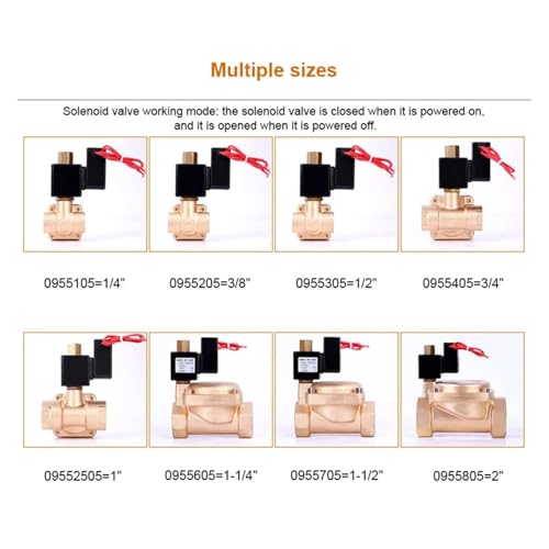 Électrovanne laiton 16kg évite la surchauffe et gère la haute pression - 7