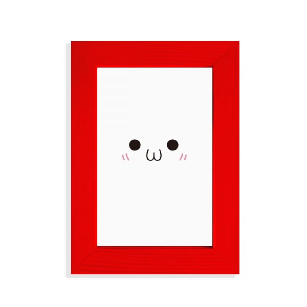 Cadre photo Rouge Art Déco Visage Blush original décoration salon et chambre