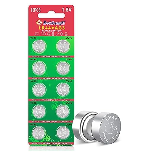 AG13 LR44 1.5V Knopfzelle Batterien Ohne Quecksilber 10 Stück(357/357A/L1154/A76/GPA76)【3 Jahre LagerGarantie】 (lr44-10)
