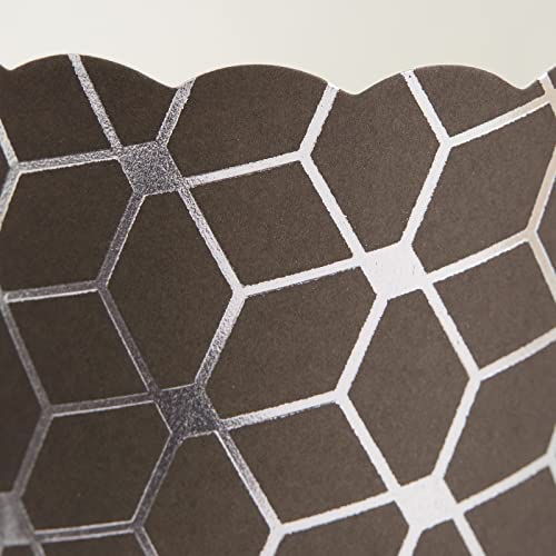 48 Pack Metallic Cupcake Liners Wrappers, Gold Foil Muffin Paper Baking Cups For Wedding & Party #TOP4
