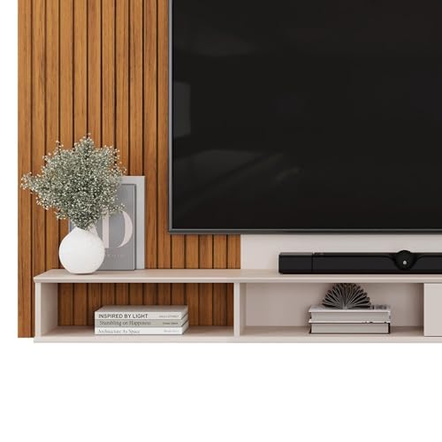 Painel para Tv até 70 Polegadas Leo Freijó/Off White