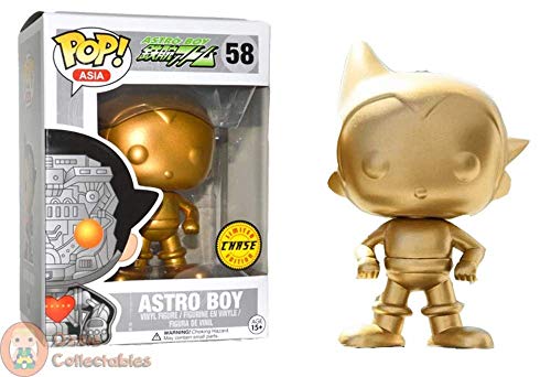 Funko Pop Vinyl Asia - 2016 Comic Con Exclusive Gold Astro Boy #58 - Limited Edition Chase Figure