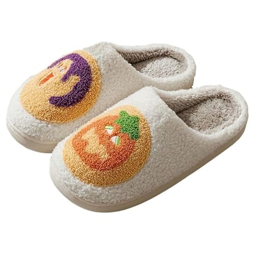 Women's Plush Heart Love Slippers - Blue Eyes Mushroom Cat Ears Retro Memory Foam Soft Plush Home Shoes