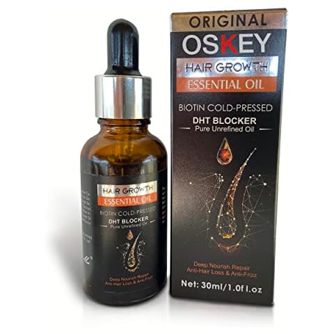 OSKEY Aceite de Ricino para Pestañas, Cabello y Barba con Ingredientes Naturales Cover