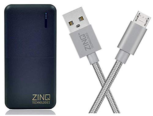 Image of Zinq Technologies 20000mAH Li-Polymer Power Bank with PD, QC 3.0 and 1.5 m Micro USB Cable