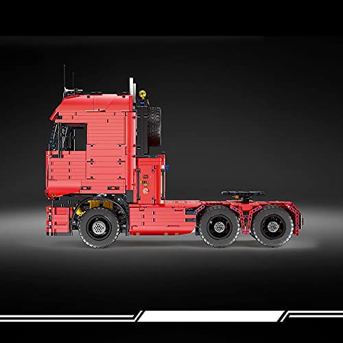 Mould VSEG Technik LKW mit Anhänger, 8193 Teile Technik Truck mit Anhänger Ferngesteuert LKW, Technik Truck mit 9 Motor… – Bild 7