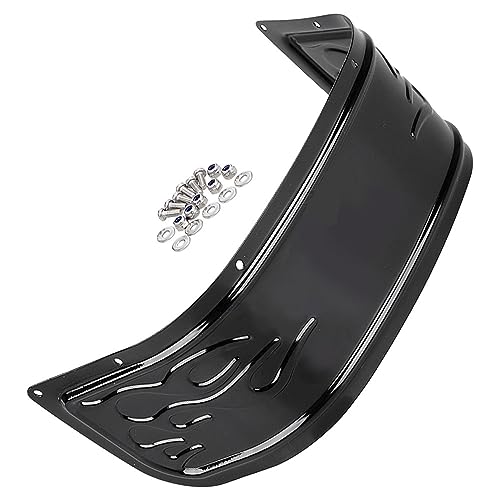 Jupe de garde-boue avant en acier noir MACHSWON pour moto Harley Touring