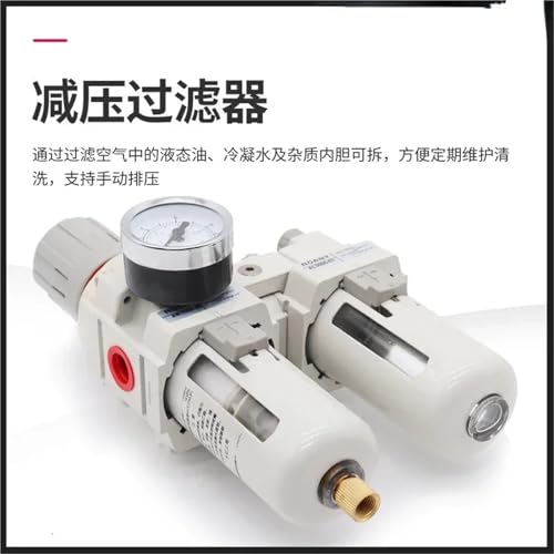Régulateur de pression pneumatique AC3010-02 et séparateur huile-eau pour compresseur - 6