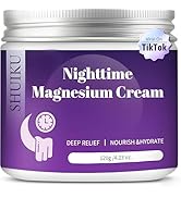 Magnesium Lotion for Sleep & Calm, Topical Magnesium Cream for Relaxation, Nightly Calm, Better S...