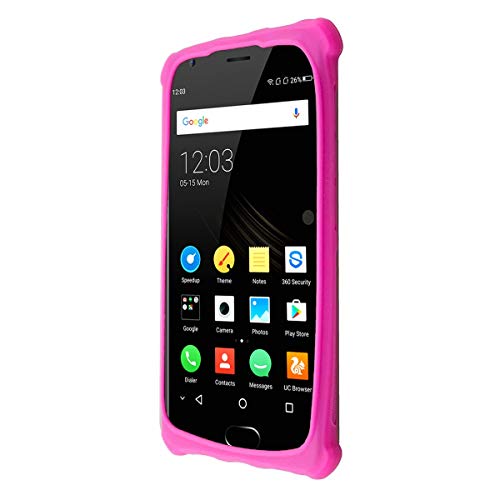 caseroxx Schutzhülle für Oukitel K4000 Plus in pink – Flexibles TPU-Hülle aus stoßfestem Gummi, passexakte Handy-Tasche mit Kantenschutz und rutschfestem Grip
