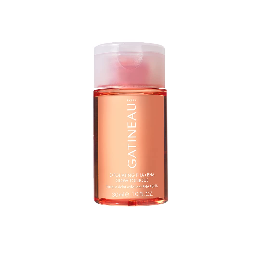 GATINEAU Exfoliating PHA+BHA Glow Tonique, 30ml, Radiance-Boosting Acid Toner, Brightens & Hydrates