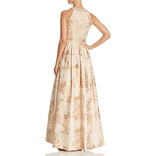 Eliza J Women's Ballgown with Beaded Detail at Neckline2