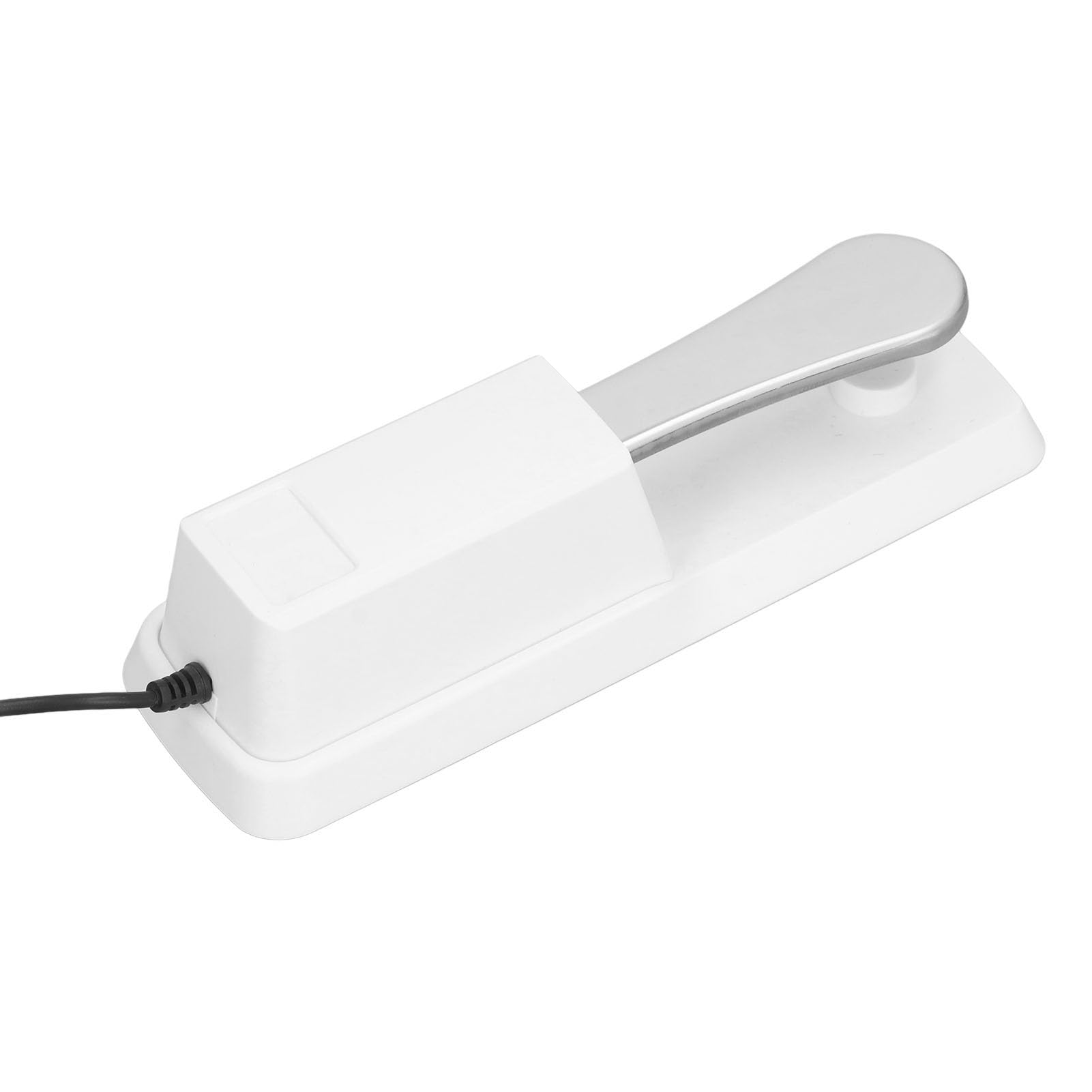 Yctze Pedal de Sostenido Universal para Teclado, Pedal con Conector de 6,35 Mm, de Goma Antideslizante para Teclado de Piano e Instrumentos Electrónicos, Ideal para Interpretación Musical (WHITE)