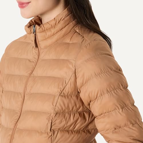 Image of Amazon Essentials Women's Lightweight Long-Sleeve Water-Resistant Packable Puffer Jacket (Available in Plus Size)