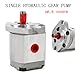 Hydraulic Gear Pump, 6ML/R High Pressure Single Hydraulic Gear Pump, 1800rpm 21MP Aluminum Hydraulic Oil Gear Pump for Automobile, Hardware, Light Industry Machinery