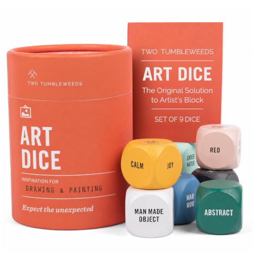 Two Tumbleweeds Art Dice – Drawing &…