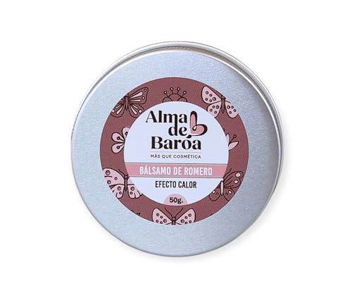 Bálsamo de Romero efecto calor - Alivio muscular puntual - Alma de Baróa 50g
