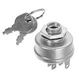 Pratique : conçu spécifiquement pour les tondeuses autoportées à moteur avant, il convient parfaitement à ce type d’équipement ; interrupteur d’allumage pour tracteur ; interrupteur à clé d’allumage