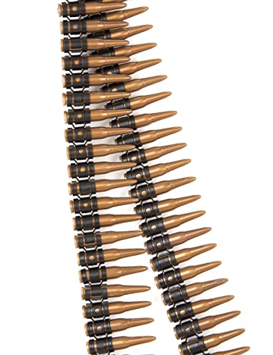 DEGUISE TOI - Ceinture balles de Guerre - Ceinture - Taille Unique - Doré - Accessoires pour déguisement - Plastique - - Carnaval