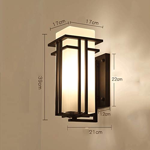 Applique extérieure étanche LED avec éclairage double zone